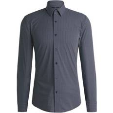 Shirts Slim-Fit Performance Dress Shirt - Dark Blue