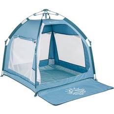 Baby Delight Go With Me Deluxe Playard Villa Tent Blue Wave