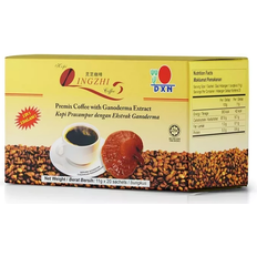 Halal Instant Coffee DXN Lingzhi Black Coffee 2 in 1 Ganoderma 0.4oz 20