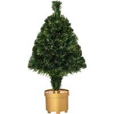 Festive 2FT Prelit Artificial LED Light Table Decor Christmas Tree