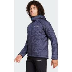 Adidas Gold Clothing adidas PrimaLoft Loose Fill Insulated Hooded Jacket - Shadow Navy