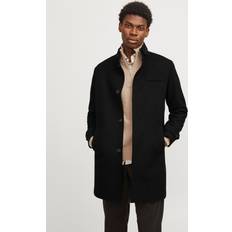 Herre Frakker på tilbud Jack & Jones Melton Wool Coat Black