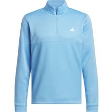 Suéteres adidas Textured Quarter-Zip Pullover - Semi Blue Burst