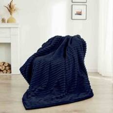 Neo Electric Blanket Heated Throw - Navy Blankets Blue