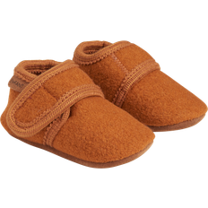 En Fant Baby Wool Slippers - Leather Brown