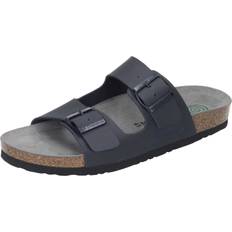 Imiteret læder Træsko Dr. Brinkmann Pantolette Clogs 605141 - Blau