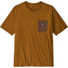 Patagonia Brown T-shirts Patagonia Daily Pocket Tee - T-shirt - Brown