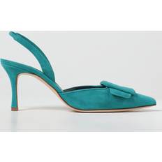 Turquoise Heels & Pumps Manolo Blahnik Pumps Woman - Turquoise