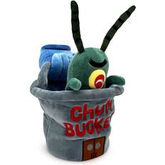 SpongeBob Svampbob Fyrkant SquarePants Gosedjur Plankton Chum Bucket 22 cm
