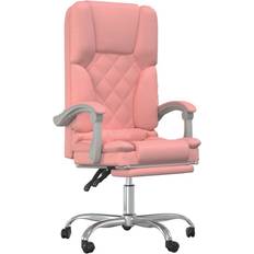 Chaises de bureau vente vidaXL Fauteuil Massage Inclinable de Rose Chaise de bureau