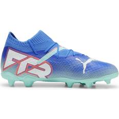 Synthétique Chaussures de football Puma Chaussures De Football Future 7 Pro FG/AG - Bleu/White/Electric Peppermint