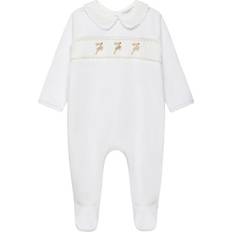 Gold Bodysuits Trotters Cotton-Blend Bodysuit - White/Gold