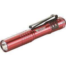 Streamlight MicroStream Ultra-compact LED Flashlight, Red with Lanyard (66323)