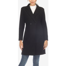 Fabric Coats White Mark Classic Walker Coat - Black