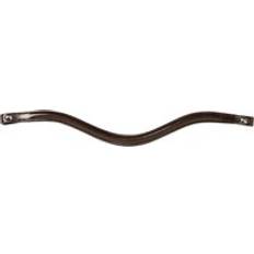 Marrone Barelle Stirnband für Pferd Glattleder Premier Equine Liscio Marron