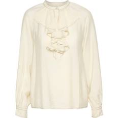 Lin - Natur Overdeler Part Two Melba Shirt - Birch