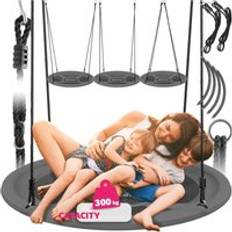 Outdoor nest tectake Swing 300 kg weight capacity, height-adjustable Nest swing, Children's swing, Outdoor swing ø 120 cm