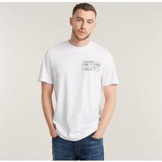 G-Star Chest Graphic Slim T-Shirt - White - Men