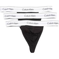 Calvin Klein Men's 3-Pack Modern Cotton Thongs - Black/White