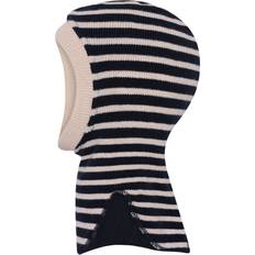 Stribede Huer Børnetøj Bergen Striped Balaclava 53 - Dark Denim Melang