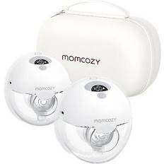 Maternity & Nursing Momcozy m5 double hands-free breast pump set White