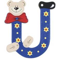 Legno Giocattoli impilabili Playshoes Wooden letter u child