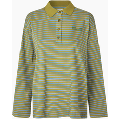 Dame Polotrøjer Baum und Pferdgarten Jeanni Polo Shirt - Green Polo Stripe