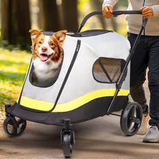 Bingopaw Ultra Large Dog Stroller with Rain Cover
