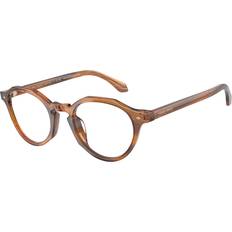 Beige Occhiali da vista e da lettura Giorgio Armani AR7264U 6163 Braune Herren