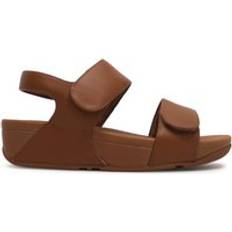 Fitflop Sandaler Fitflop Lulu Adjustable Leather Back-Strap Sandals - Brown