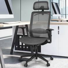 Costway Grey Mesh Adjustable 72 x 63 x 33 cm Office Chair