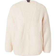 Långa ärmar Koftor Lindex Vanessa Knitted Cardigan - Light Beige