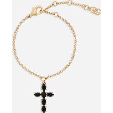 Bracciali Dolce & Gabbana Fine Link Bracelet with Cross Charm Gold