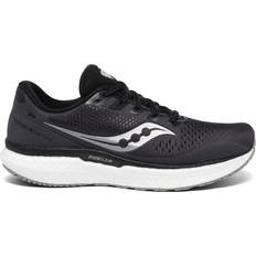 Saucony Triumph 18 Mens Running Shoes - Charcoal/White