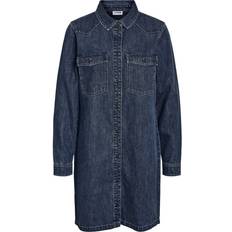 Denim - Vrouw Jurken Noisy May NMNEW Signe Jurk - Blauw Denim