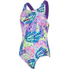 Zoggs Sea Petal Flyback Swimsuit - Multicoloured