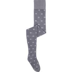 Dame - Sølv Strømpebukser & Stay-ups Ganni Butterfly Lace Tight Glitter - Dark Silver