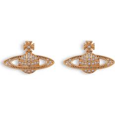 Vivienne Westwood Gold Plated Earrings Vivienne Westwood Mini Bas Relief Earrings - Gold