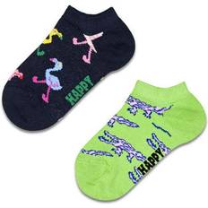 Happy Socks Animals Low Junior 2-Pack - Navy