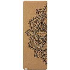 Gaiam Printed Cork Mandala Yoga Mat 5mm