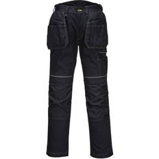 Stretch Work Pants Portwest Stretch Holster Work Trouser - Black