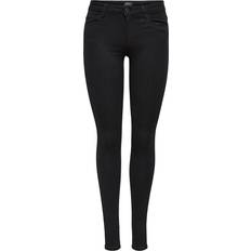 Viscose Jeans Only Royal Waist Skinny Jeans - Black
