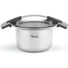 Woll Cocottes Woll Concept Pro Edelstahltopf Ø 11,5 cm hoch 3,5 Liter mit Klappe 20 cm