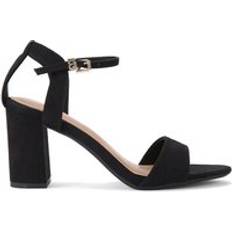 Block Heel - Synthetic Heels & Pumps Kurt Geiger Fleur2 Suedette Heels - Black