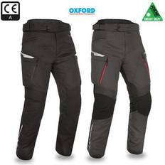 Oxford Montreal 4.0 Textile Motorcycle Pants Regular Black Grey Red, Black/grey/red