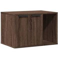 VidaXL Katte Kæledyr vidaXL Toiletskjuler Kattebakke 60x40x40 cm Konstrueret Træ Brunt Eg