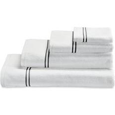 Cotton Terry Bath Towels Frette Classic Hand 19 x 30 in - White Bath Towel Gray