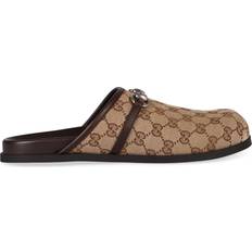 Gucci Herre Hjemmesko & Sandaler Gucci Beige Ebony Rhein Mule Skor - Beige