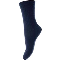 S Strumpor Barnkläder MP Wool Rib Socks - Navy 718