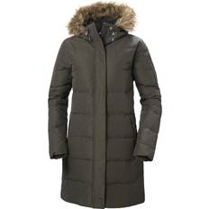 Women Coats Helly Hansen Aden Down Long Parka Green